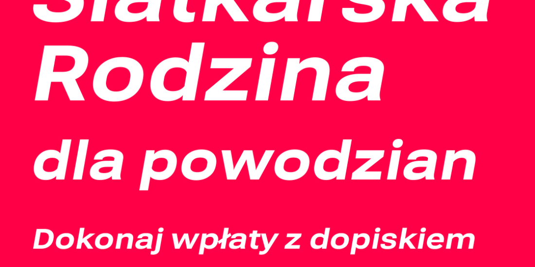 Siatkarka Rodzina dla powodzian