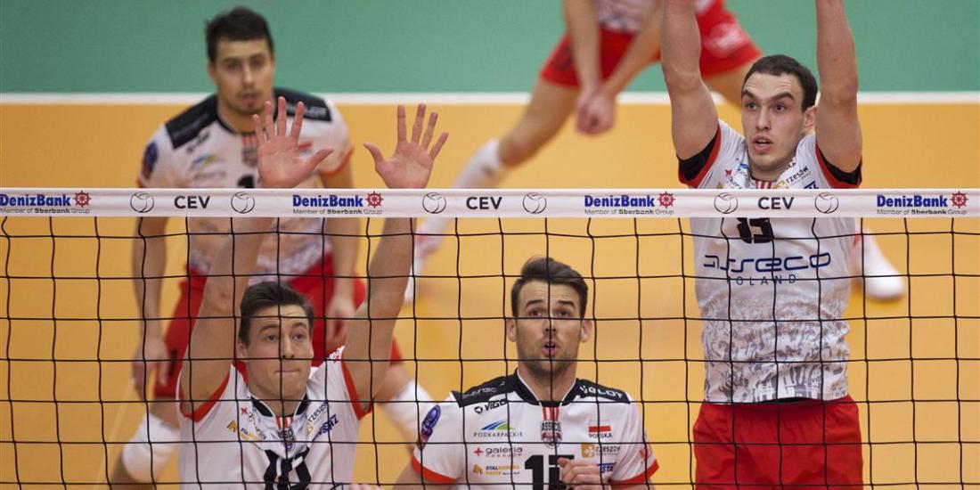 Liga Mistrzów: Friedrichshafen postawiło opór, triumf Resovii po tie-breaku